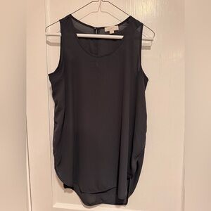 LOFT Black Sleeveless Tank Top